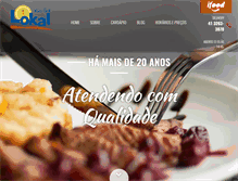 Tablet Screenshot of lokalgrill.com.br